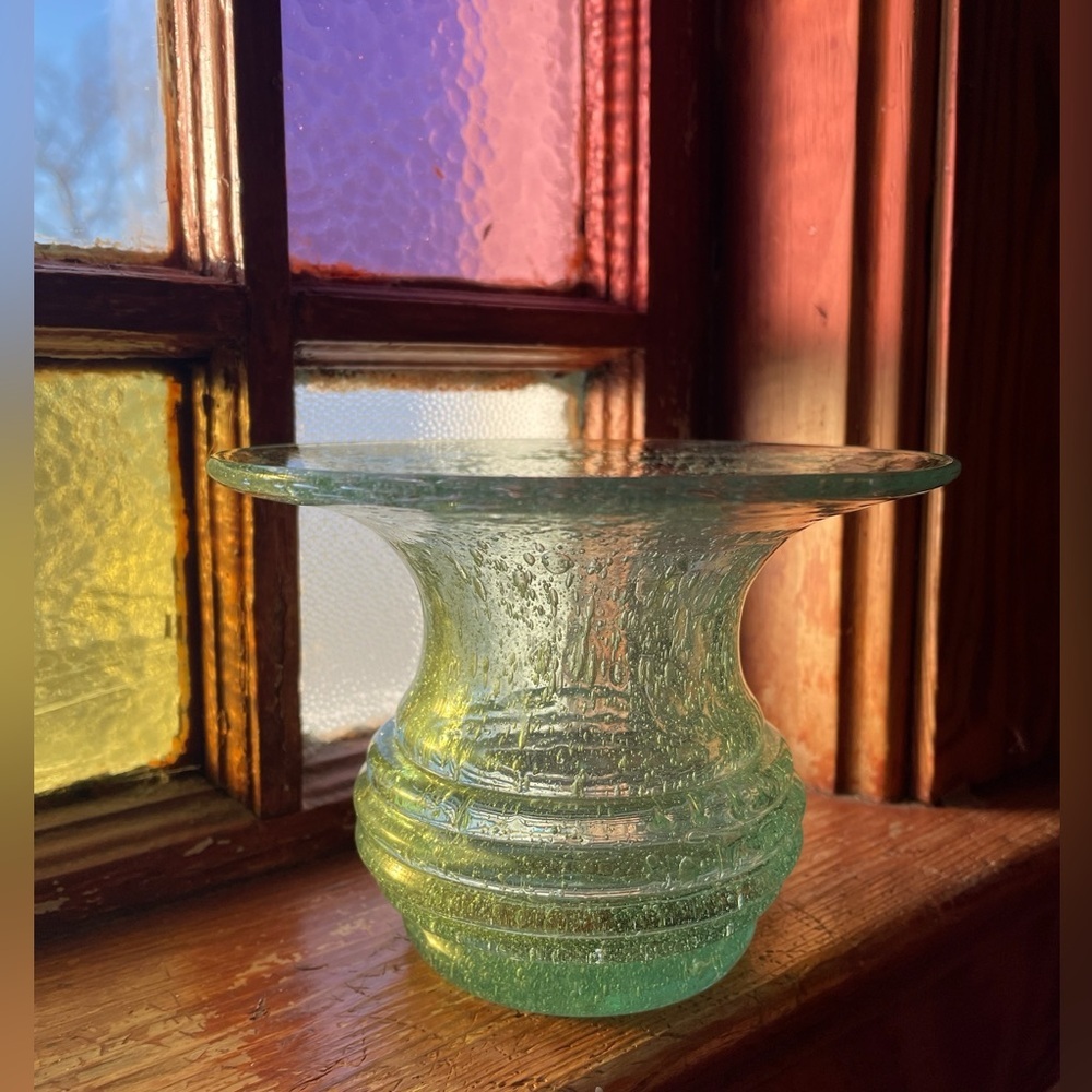 Vintage Art glass, controlled bubble, hand made, maker is unknown, no flaws - Picture 2 of 6